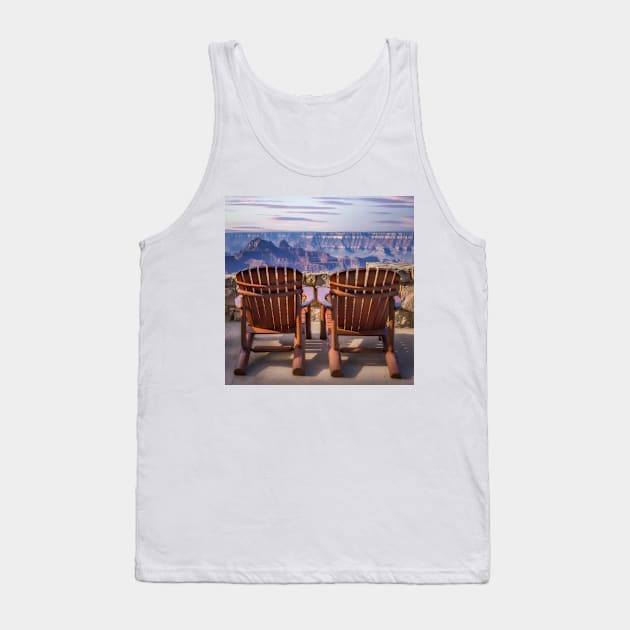 Two Chairs at the Grand Canyon Tank Top by jforno